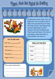 English Worksheet: Working with words