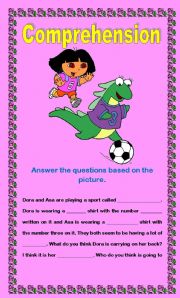 English worksheet: Comprehension