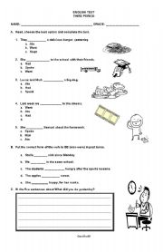 English worksheet: Past simple 1