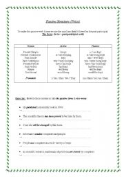 English worksheet: Passive Voice