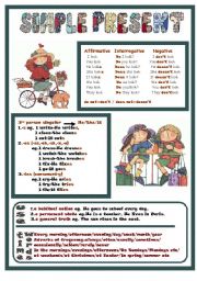 English Worksheet: Simple Present