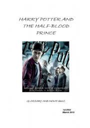 English Worksheet: Harry Potter and the Half-Blood Prince - Film Material
