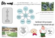English Worksheet: City life, are there enough ...?