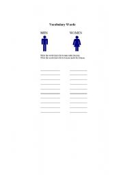 English worksheet: Family