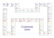 English Worksheet: Condiional Game