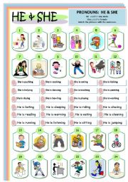 PRONOUNS:  HE  AND  SHE 4 of 4