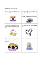 English worksheet: Weather warnings