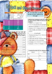 subject and object pronouns