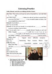 English Worksheet: New Moon 8 (last)