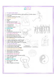 life idioms quiz