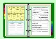 English Worksheet: Working with words