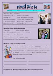 English Worksheet: Phrasal verbs 14