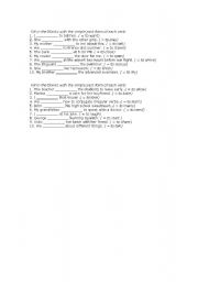 English Worksheet: past simple regular verbs