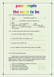 the past simple tense of  the verb 