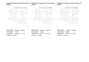 English worksheet: sports crosswords