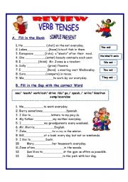 REVISION OF SIMPLE PRESENT AND PRESENT CONTINUOUS