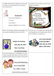 English Worksheet: Invitation- interactive activities