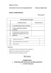 English Worksheet: Hobbies and Friends