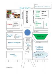 English Worksheet: There is/There are & Pepositions