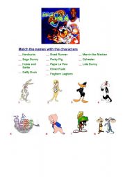 English Worksheet: Space Jam - Movie worksheet