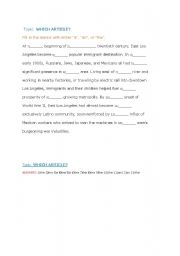 English worksheet: Articles