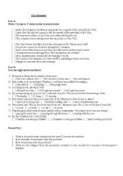 English worksheet: Simpsons - the movie