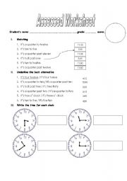 English Worksheet: QUIZ