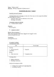 English worksheet: Biographies