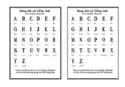 English Worksheet: Alphabet of English for beginer