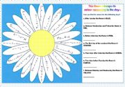 English Worksheet: days of this colorful flower:)