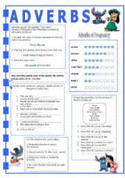 English Worksheet: Adverbs of  Frequency
