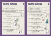 English Worksheet: Modal Verbs: Giving Advice (should/nt, ought/nt to) - (Speaking)