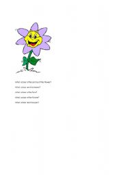 English Worksheet: help with colours