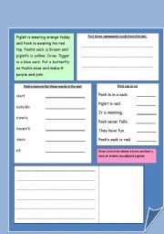 English worksheet: Working with words