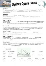 English Worksheet: Sydney Opera House