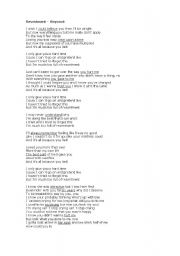 English Worksheet: Resentment - Beyonc