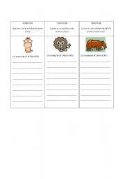 English worksheet: Herbivore, Omnivore, or Carnivore?