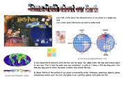 English Worksheet: some truth about our earth