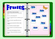 English worksheet: Fruits