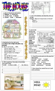 English Worksheet: THE HOUSE