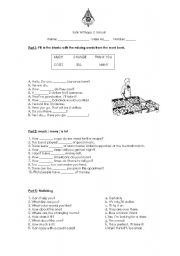 English Worksheet: Money / Quantity