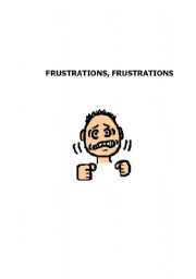 English worksheet: frustration