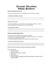 English Worksheet: Hopes and Dreams SUrvey