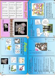 English Worksheet: Have you got an elephant? Have got + pets minibook