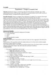 English Worksheet: Density