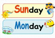 English Worksheet: The days of the week ( Part 1 )