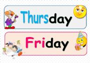 English Worksheet: The days of the week ( Part 2 )