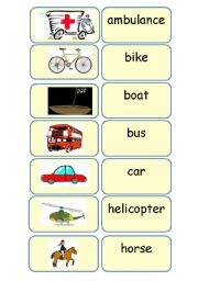 English Worksheet: Transport