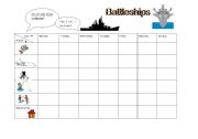 English Worksheet: Did you ...? Battleships Game- past tense questions