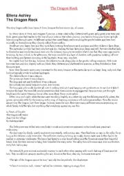 English Worksheet: Short story with activities